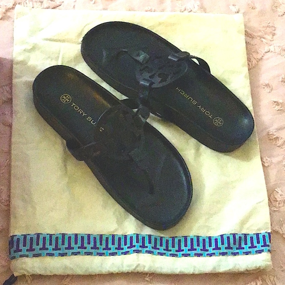 Tory Burch Miller Cloud Calf Leather Sandals